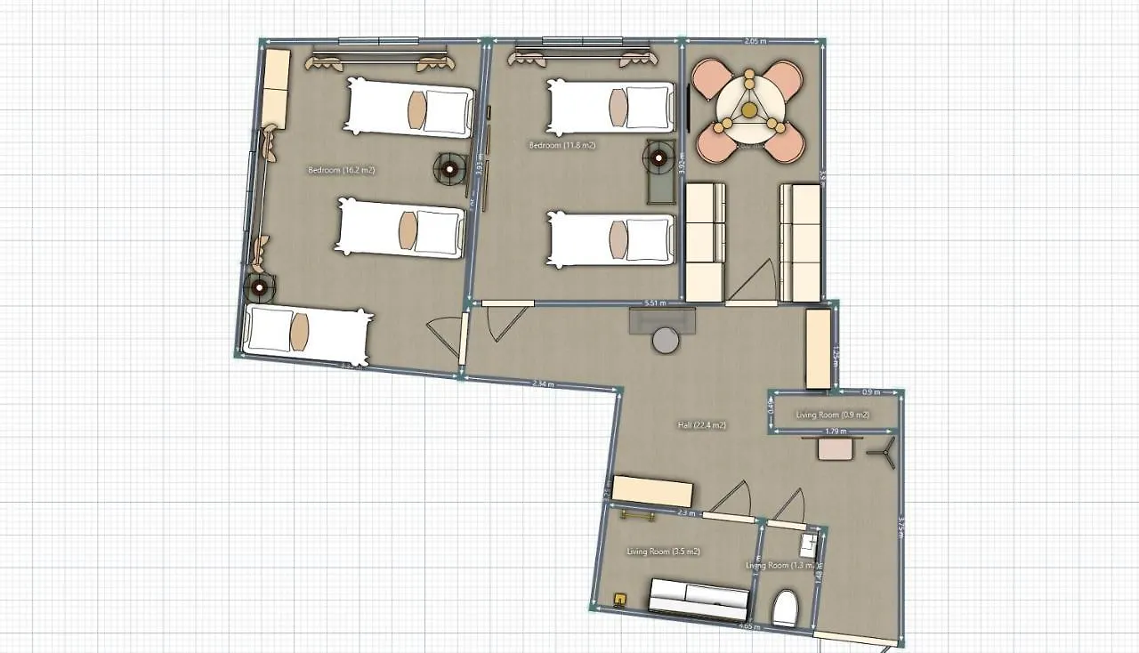 Two-Bedroom Apartment 'Taupe' ウィーン